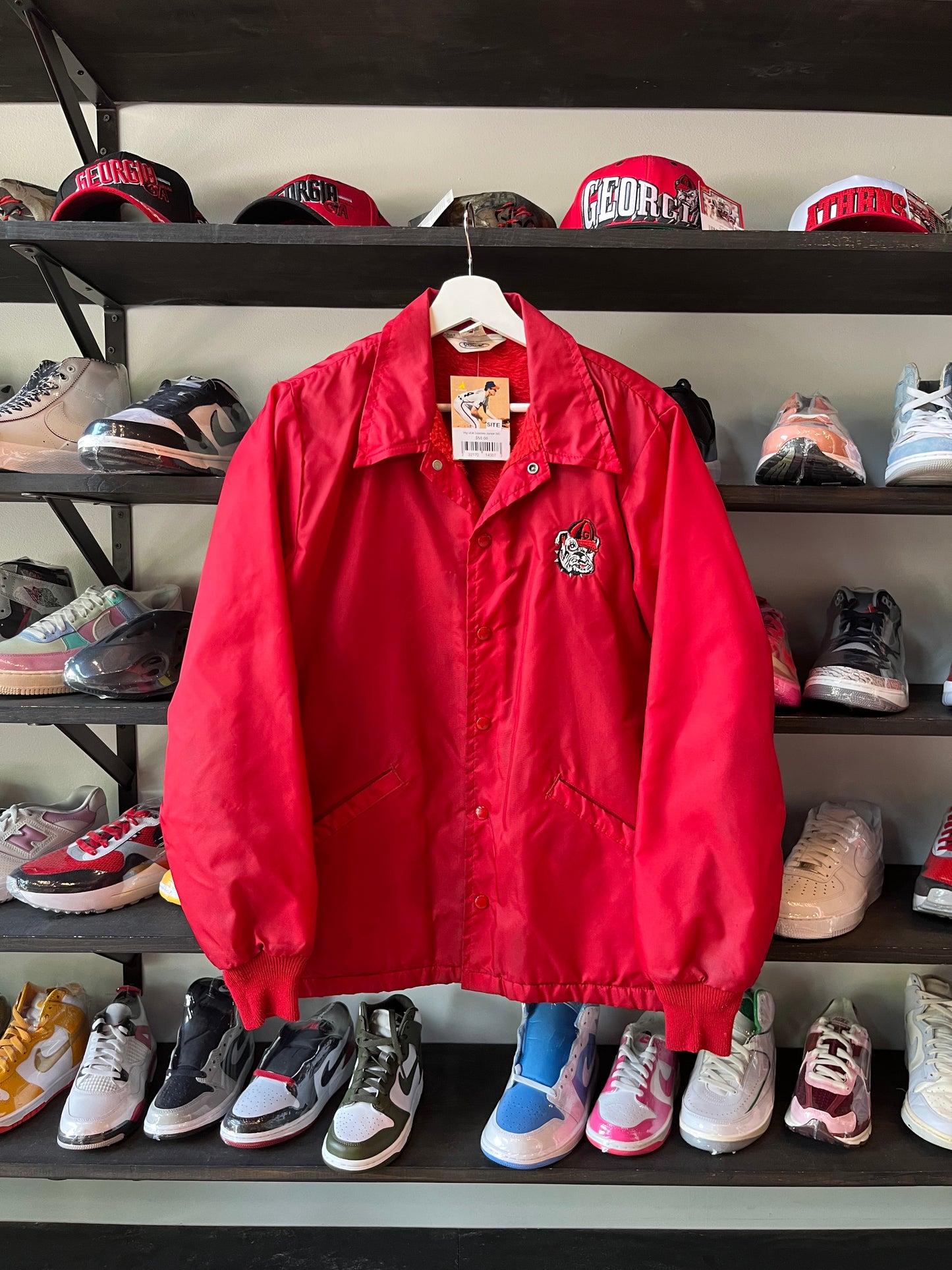 Vintage UGA Lined Coaches Jacket (M)