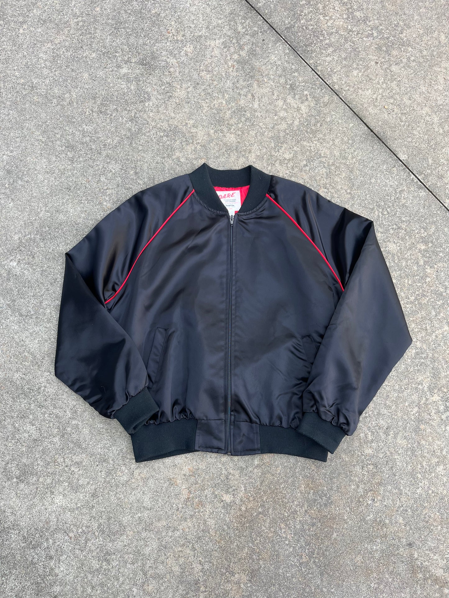 Vintage DARE Made In USA Satin Jacket (XL)