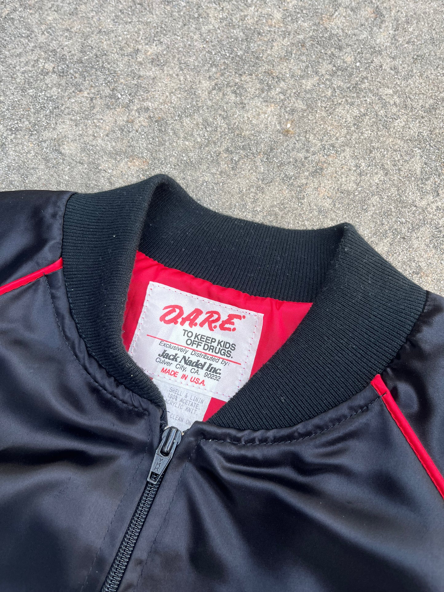 Vintage DARE Made In USA Satin Jacket (XL)