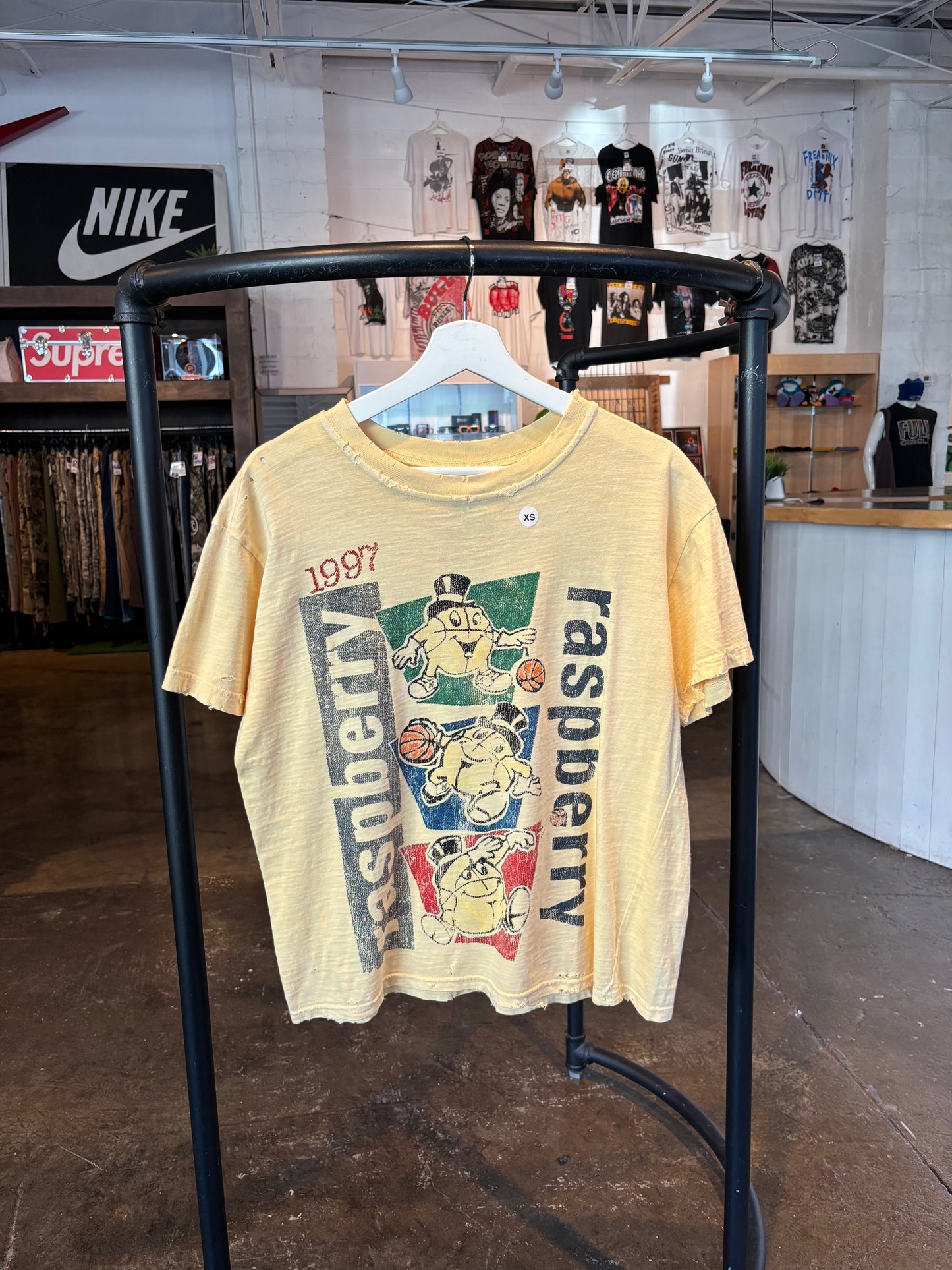 GV Gallery Raspberry Basketball T-Shirt (XS) Brand New