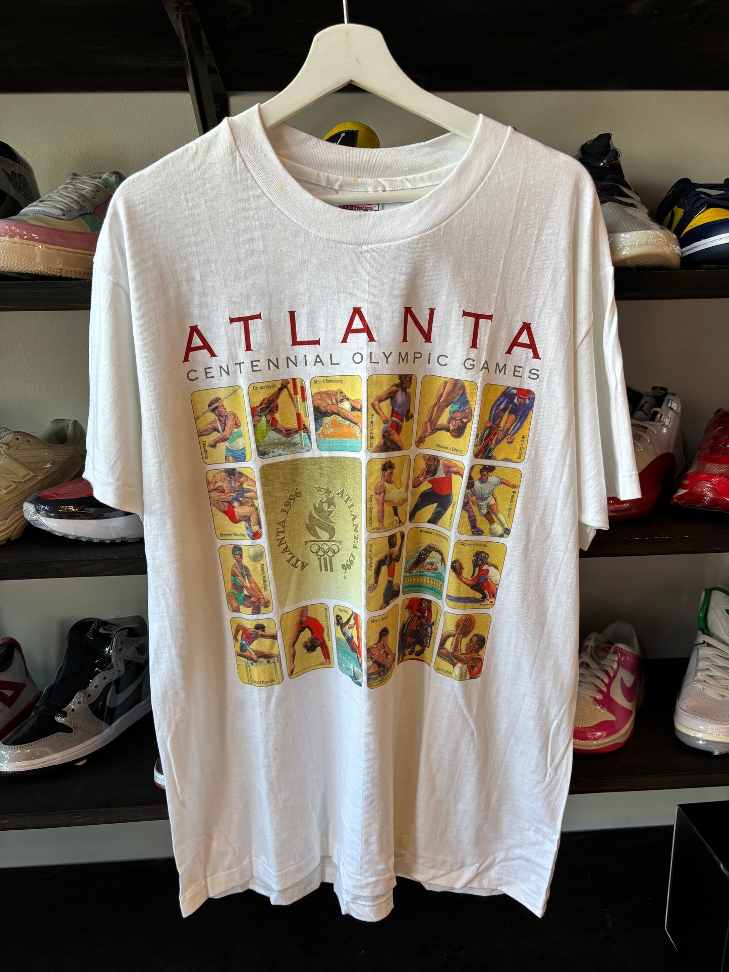 Vintage Olympic Grid Tee (L)