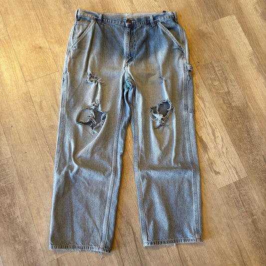 Vintage Carhartt faded denim (36x30)