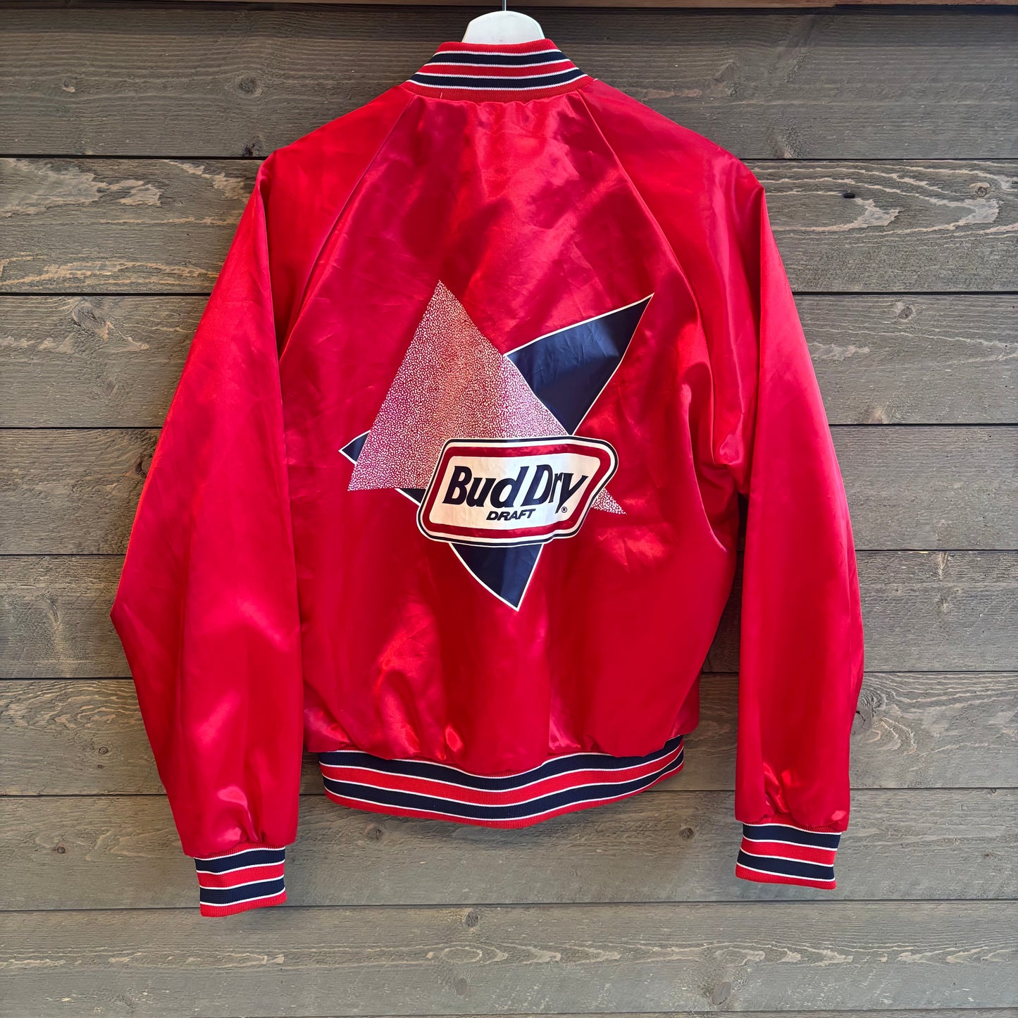 Vintage Satin Bud Dry Bomber (M)