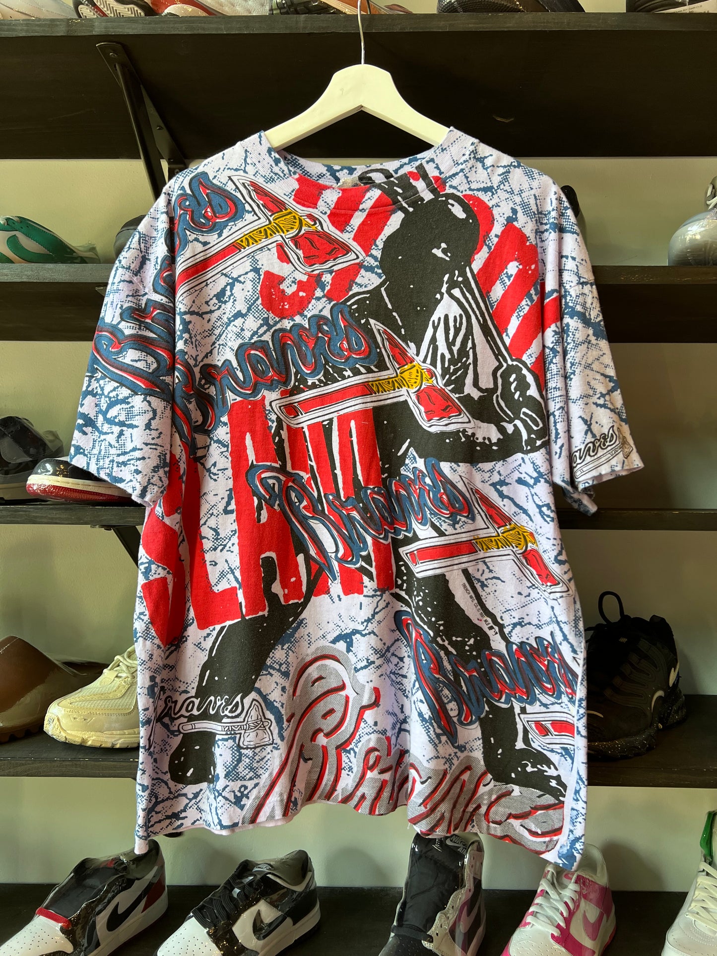 Vtg Braves AOP Tee (L)