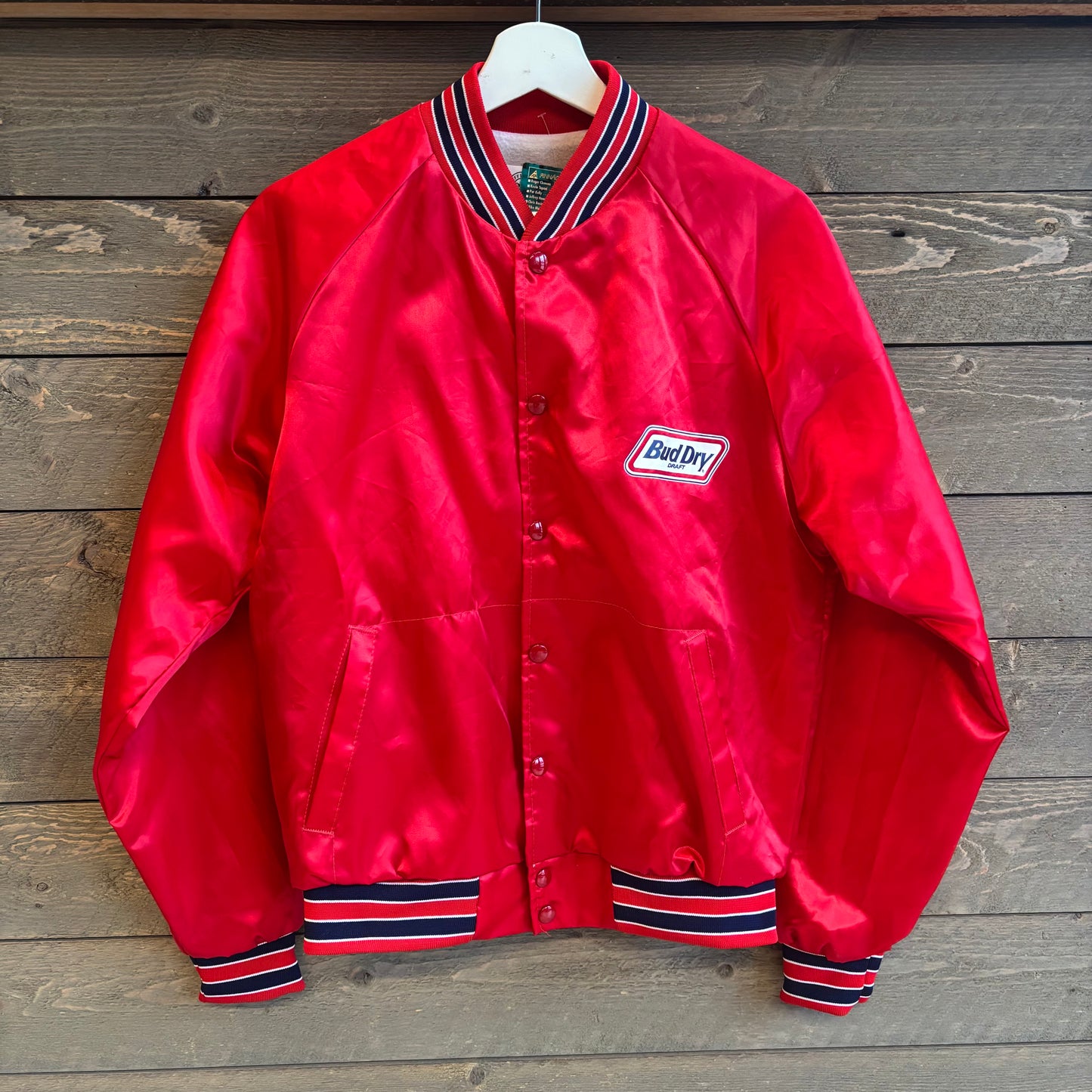 Vintage Satin Bud Dry Bomber (M)