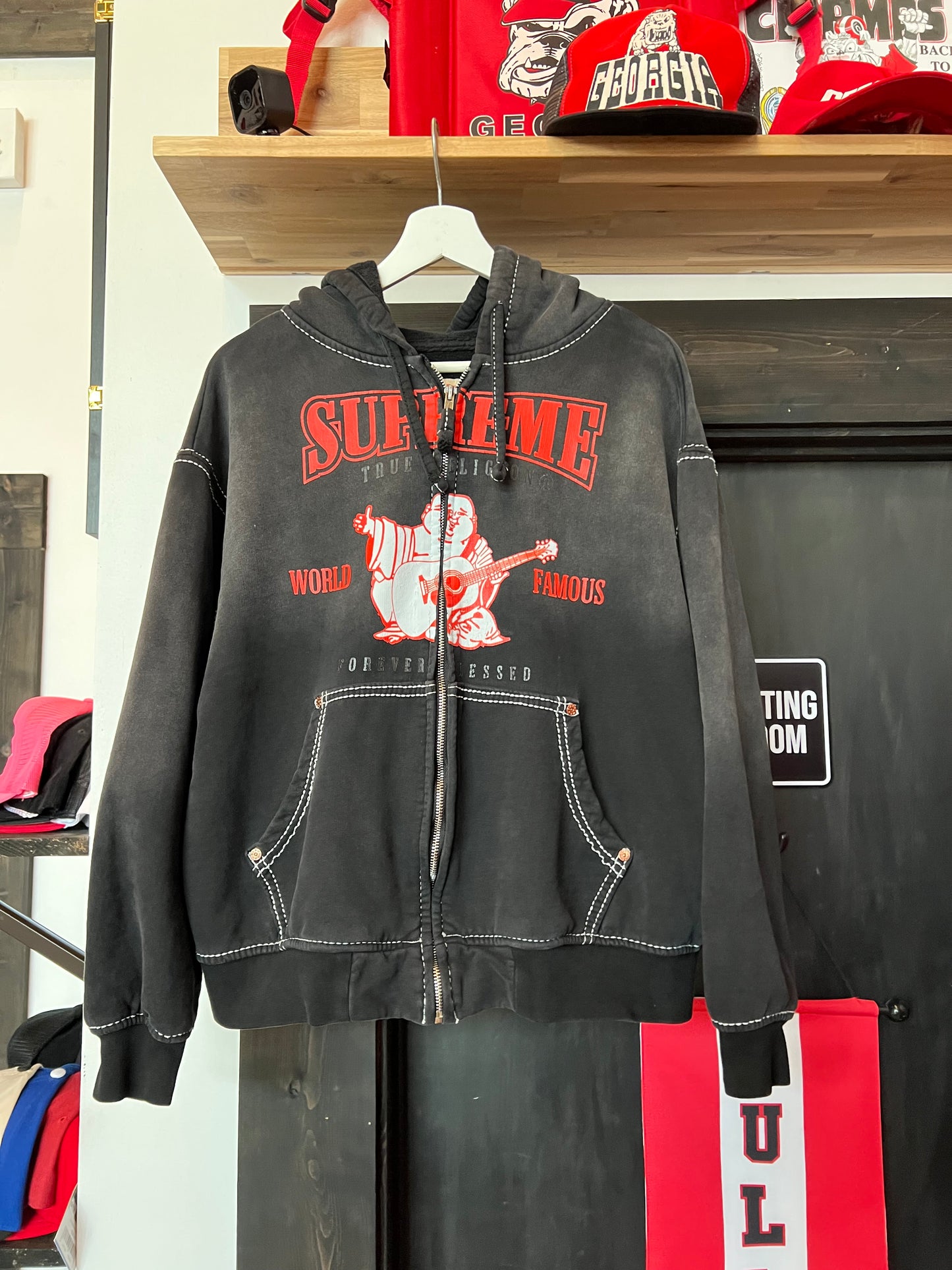 Supreme x True Religion Zip Up Hoodie(S)