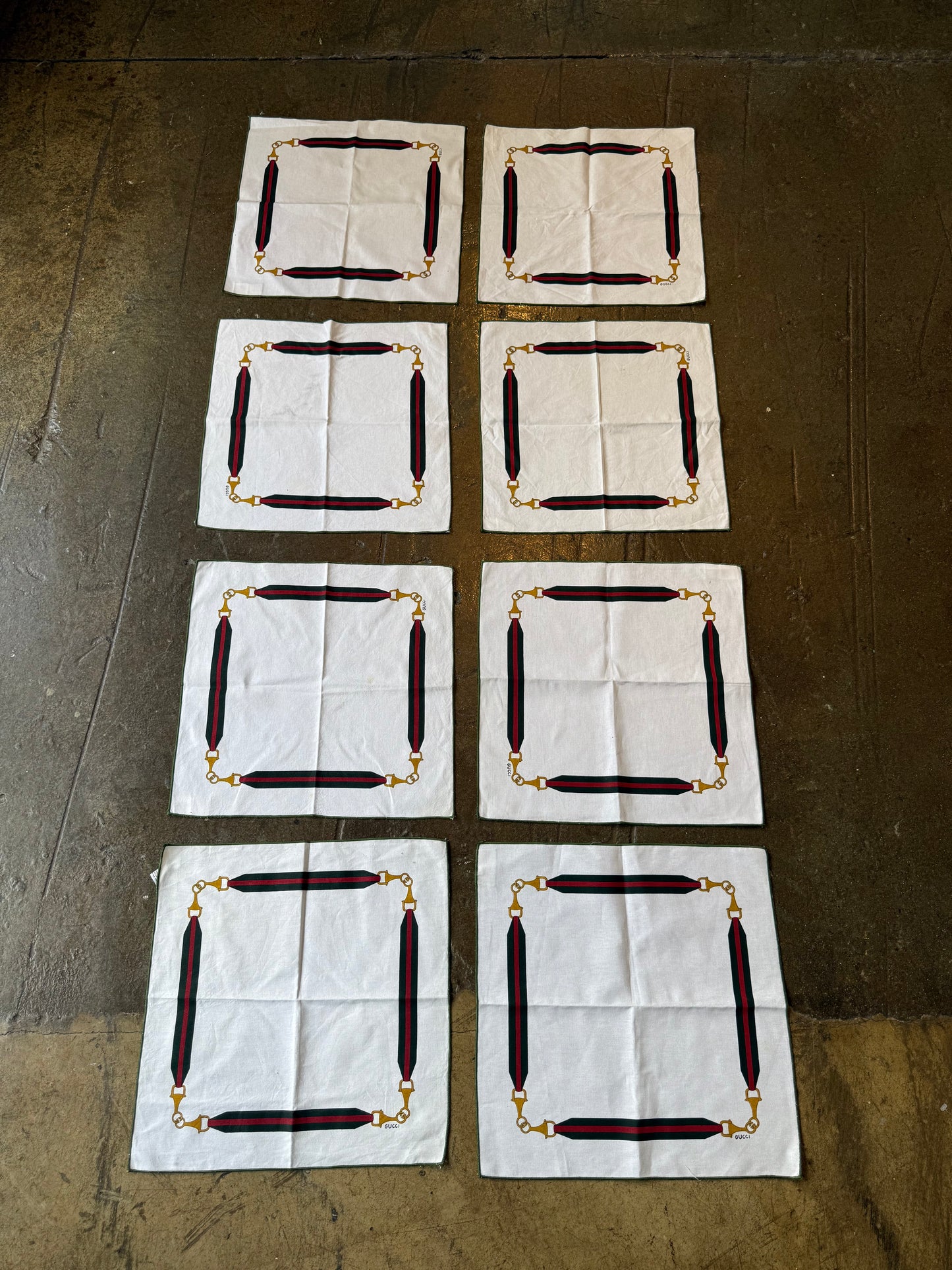 Gucci Table Mats (Lot Of 8)