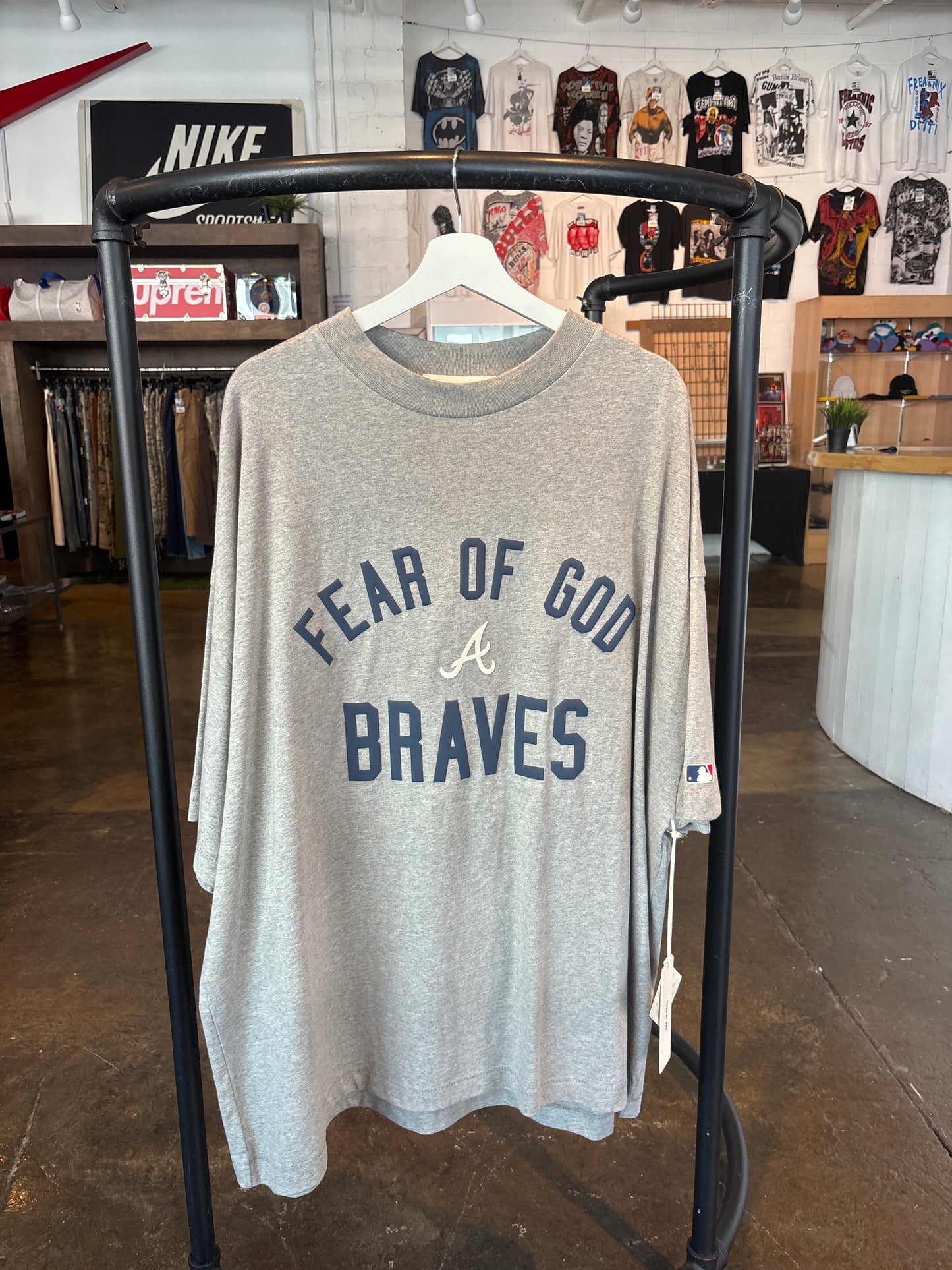 Fear Of God Atlanta Braves T-Shirt (XL) Brand New