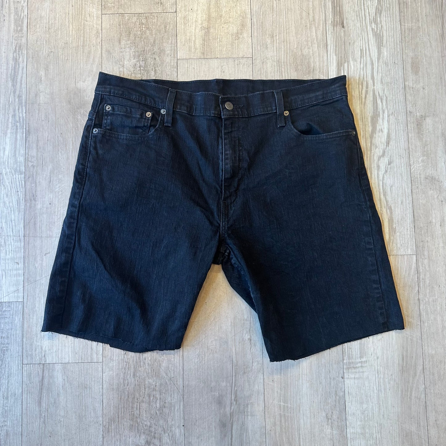 Vintage Black Jorts (36x30)