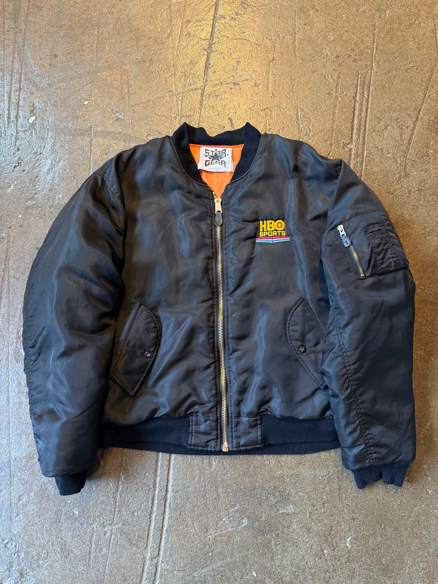 Vtg HBO Sports Bomber