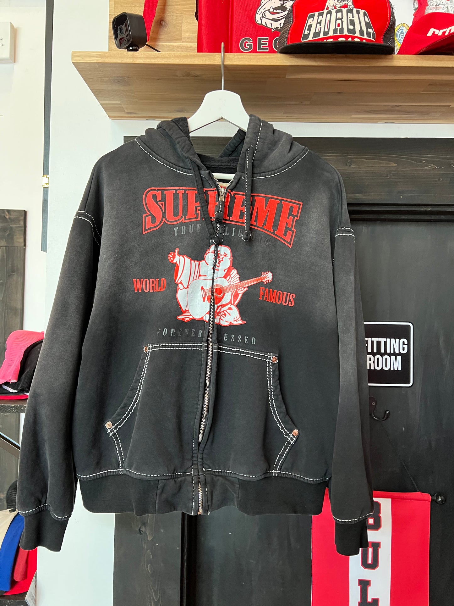 Supreme x True Religion Zip Up Hoodie(S)