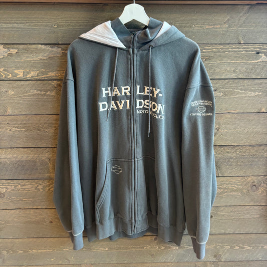 Vintage Y2K Harley Zip up (XL)