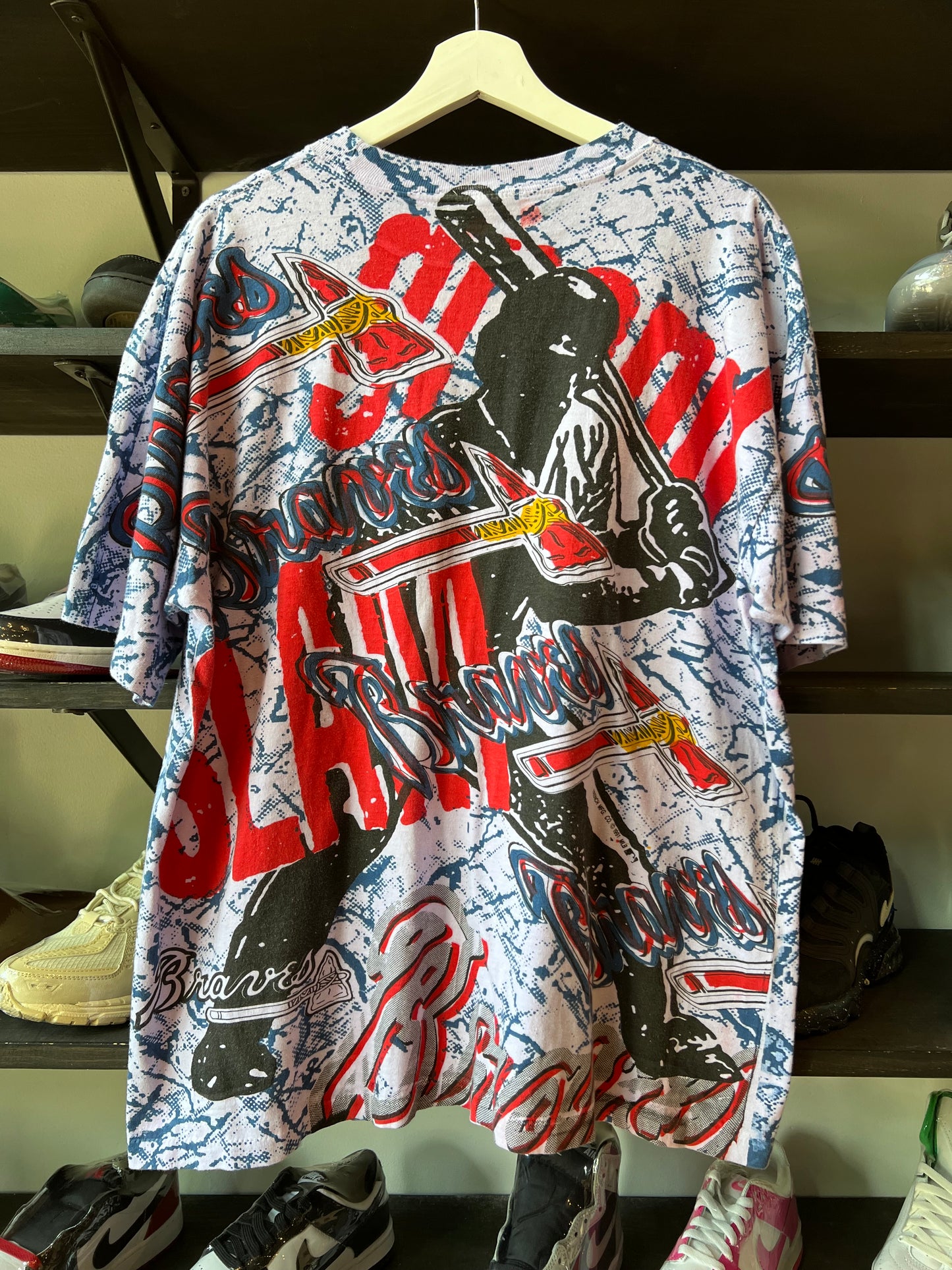 Vtg Braves AOP Tee (L)