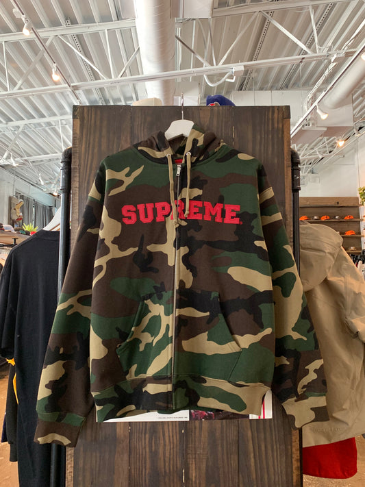 Supreme Camo Zip Hoodie (M) New