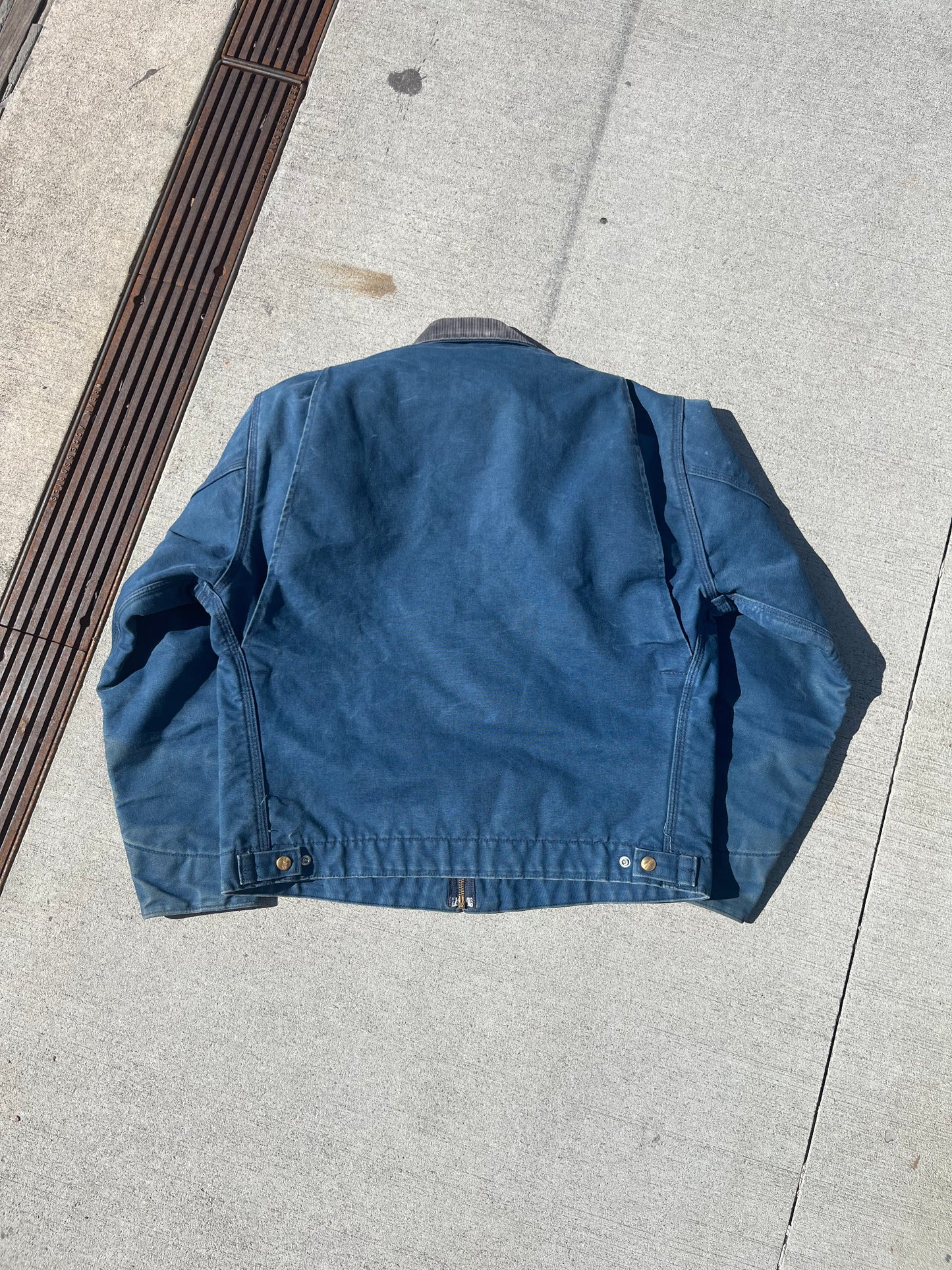 Vintage Carhartt Detroit Jacket Rare Blue (L)