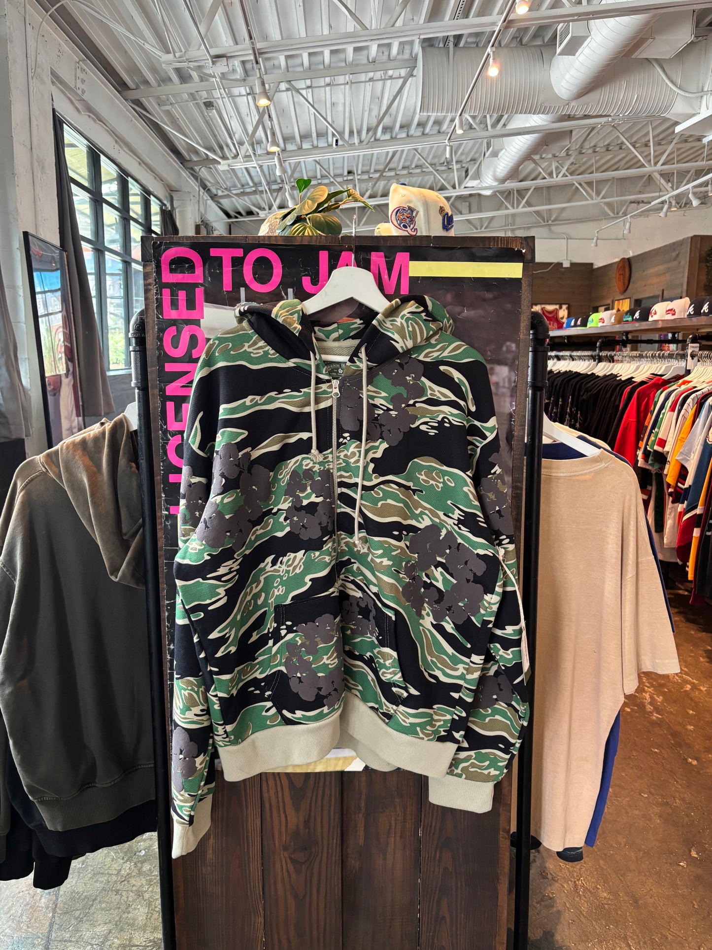 Denim Tears Camo Zip Up (XL) Brand New