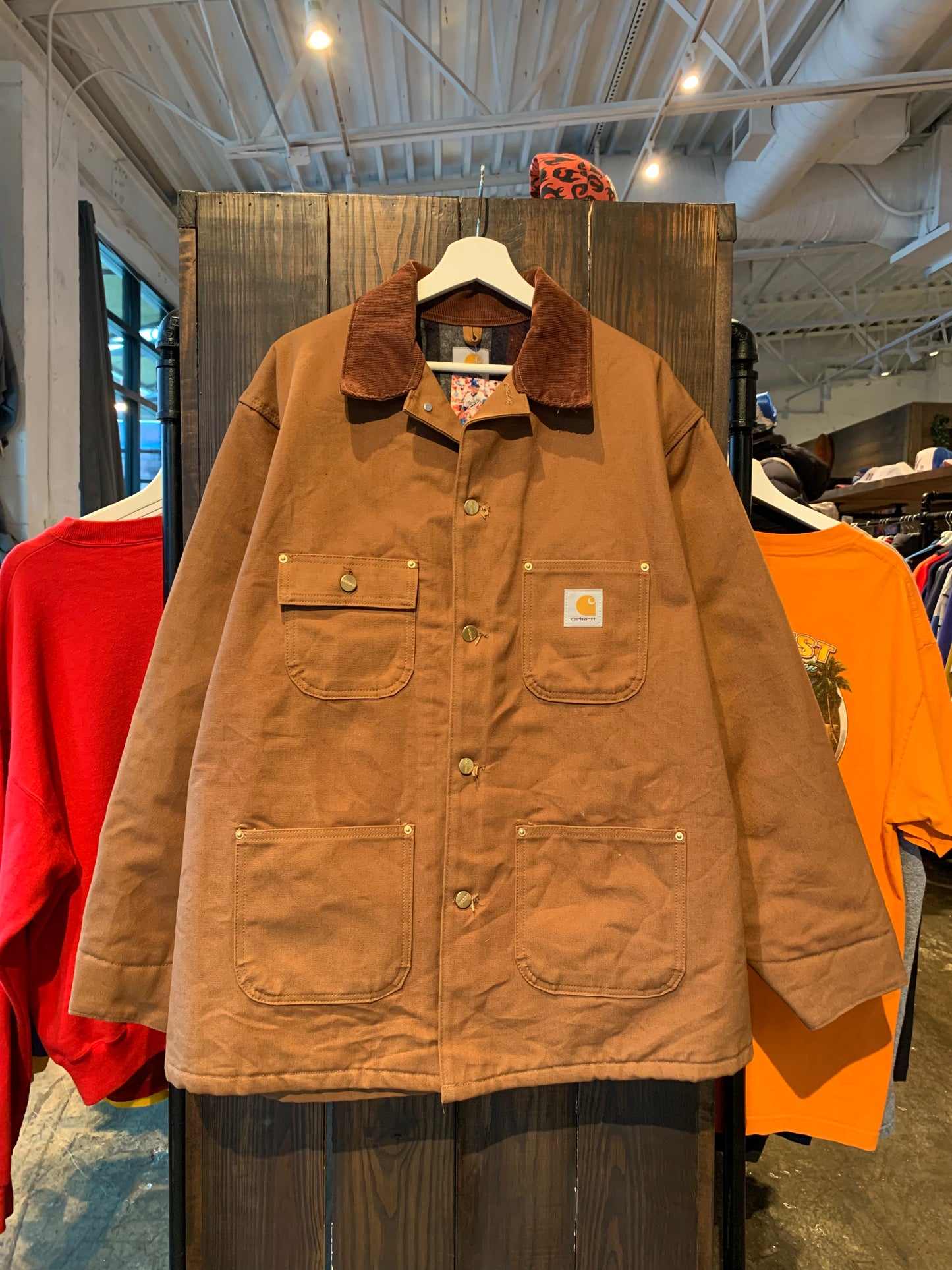 Vtg Carhartt Chore Jacket (XL) Lightly Worn