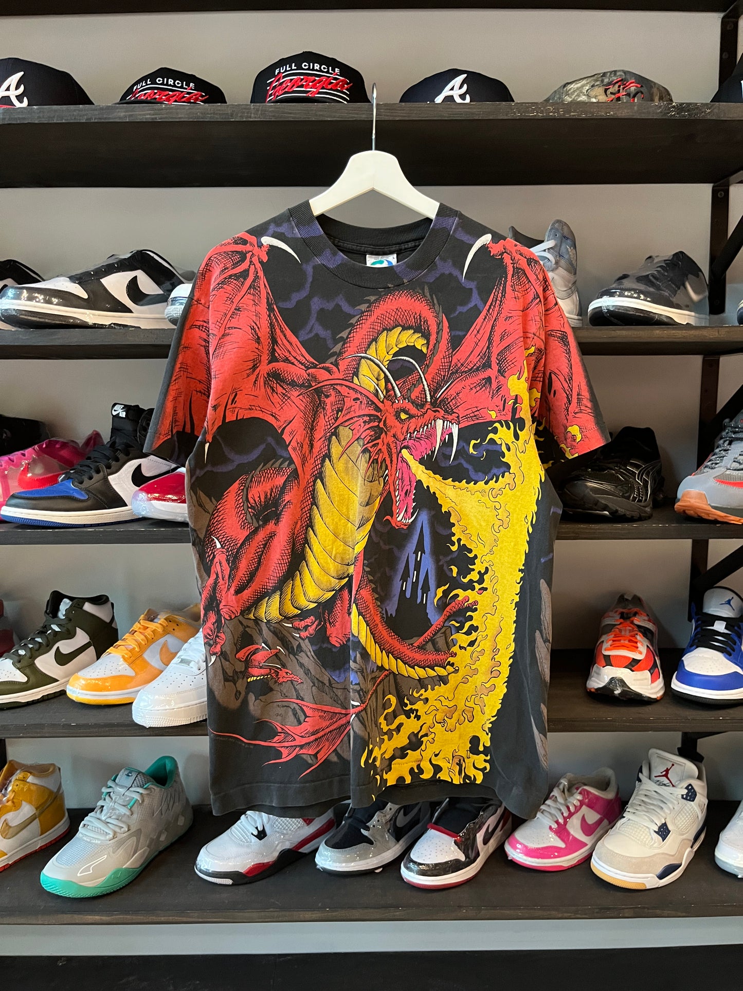 Vintage Liquid Blue Dragon AOP (L)