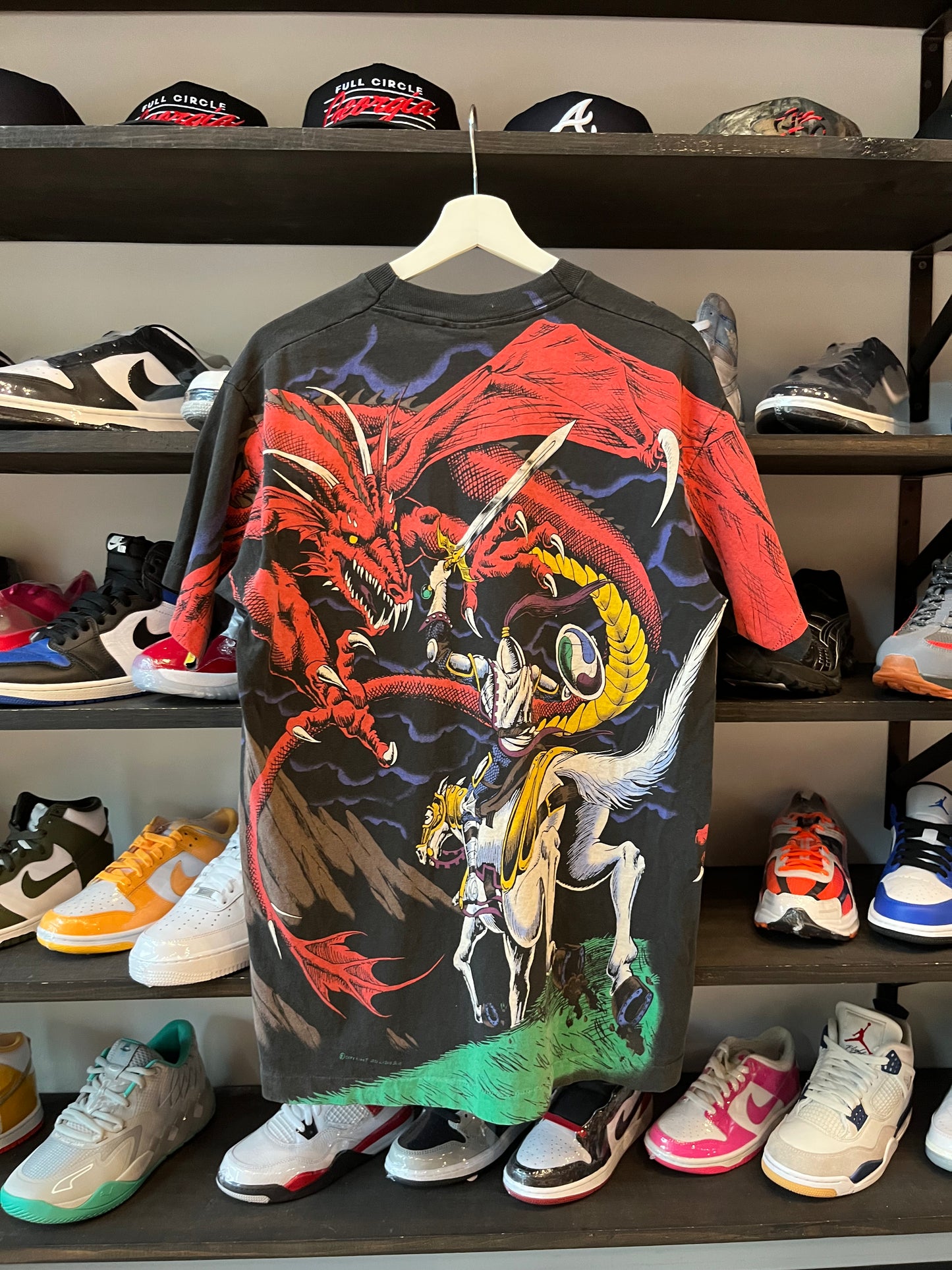 Vintage Liquid Blue Dragon AOP (L)