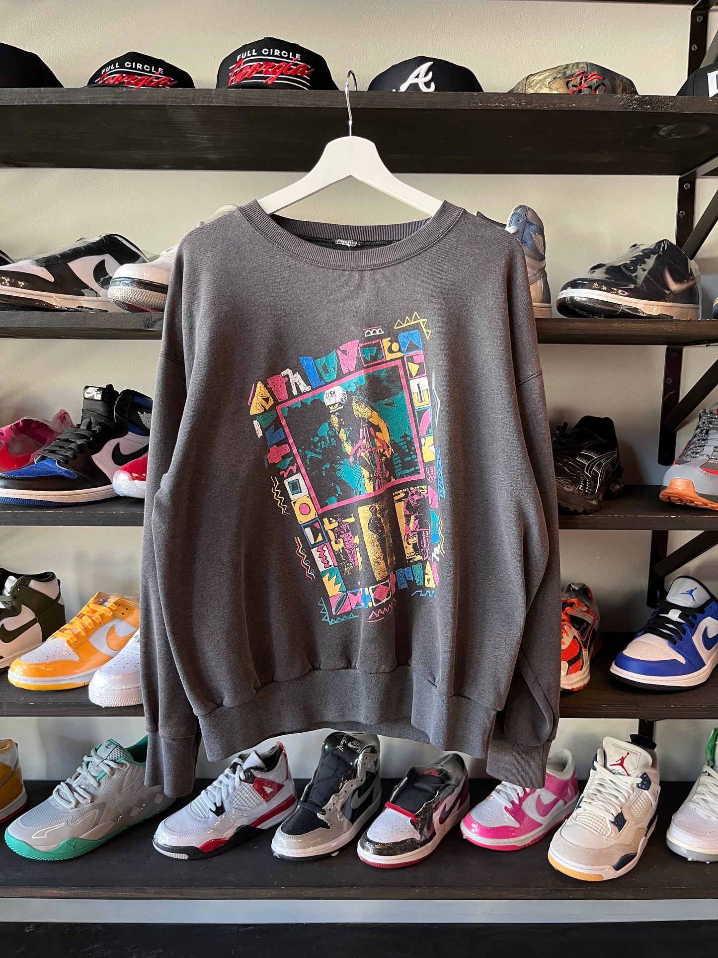 Vintage Olympic Cycling Crewneck (XL)