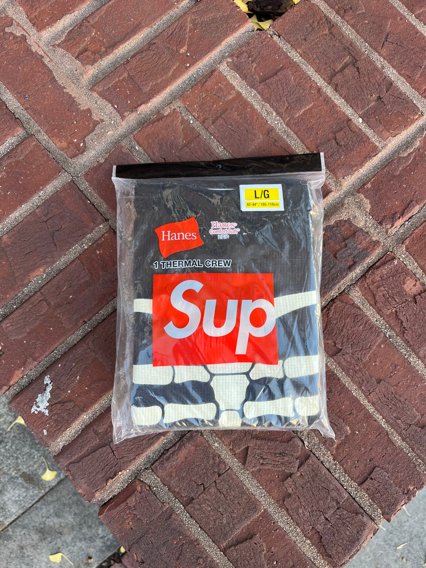 Supreme Skeleton Thermal Crew (L) Black
