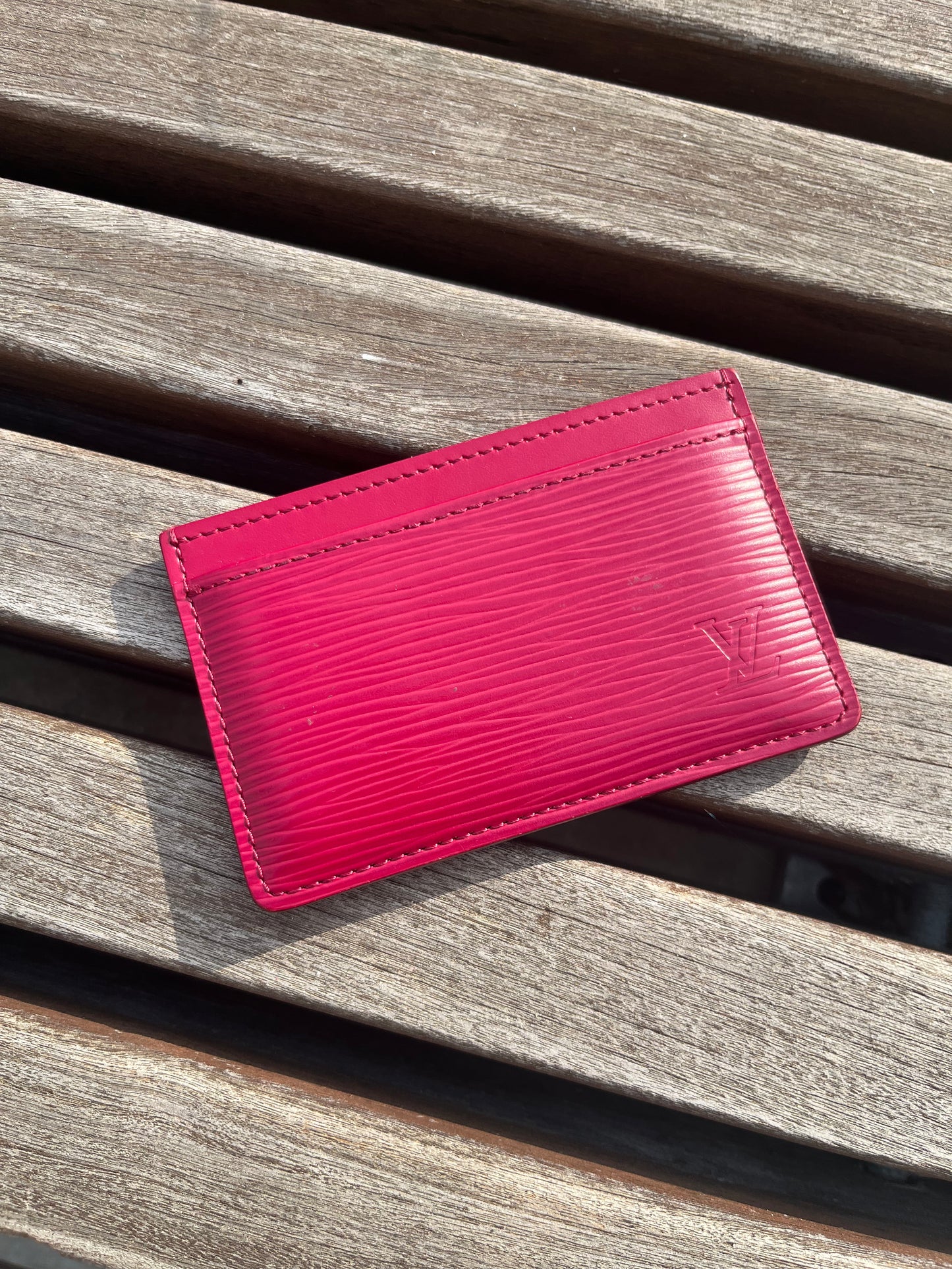 LV Epi Leather Card Holder