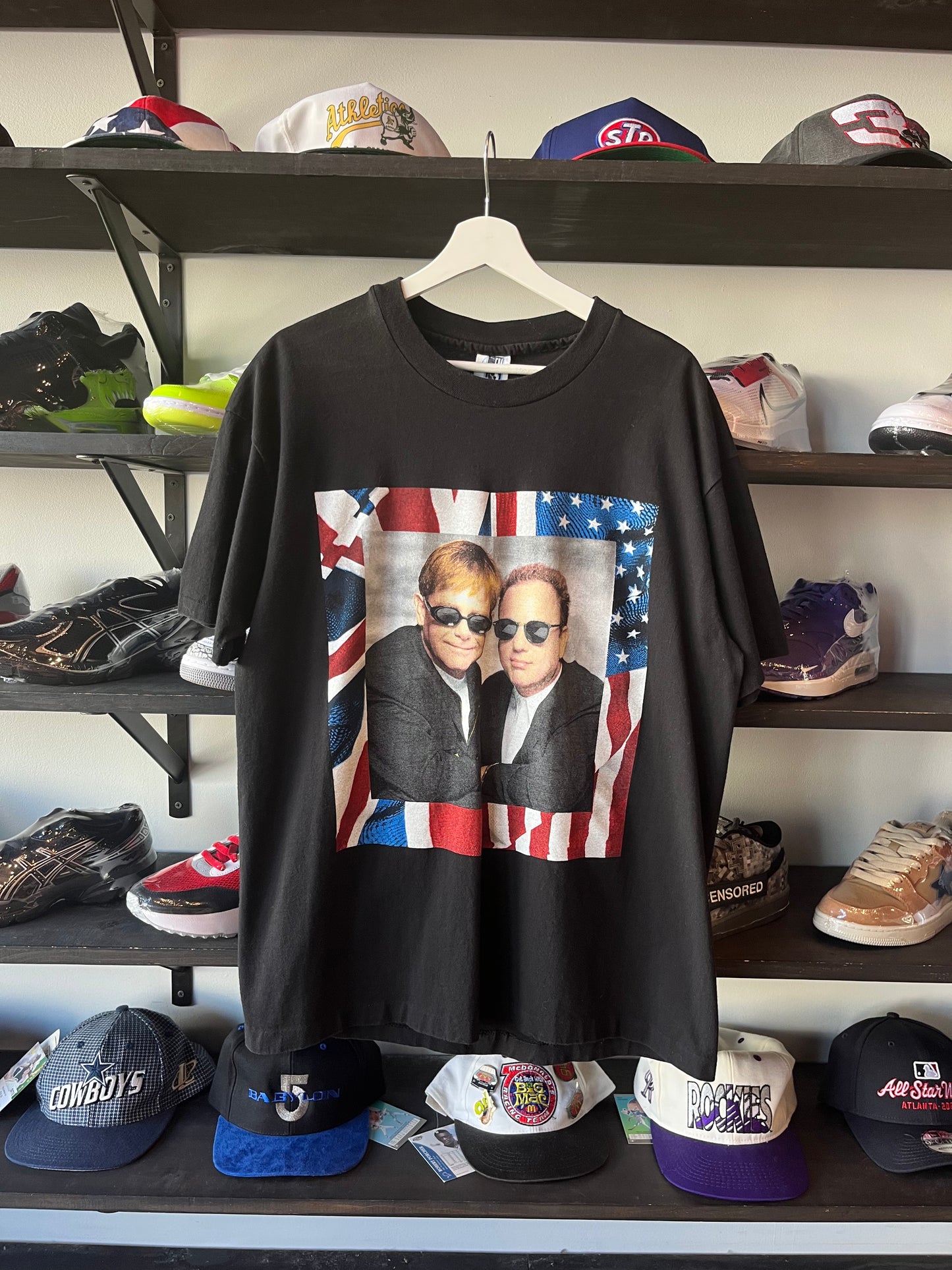 Vintage Elton John Billy Joel Tee (XL)
