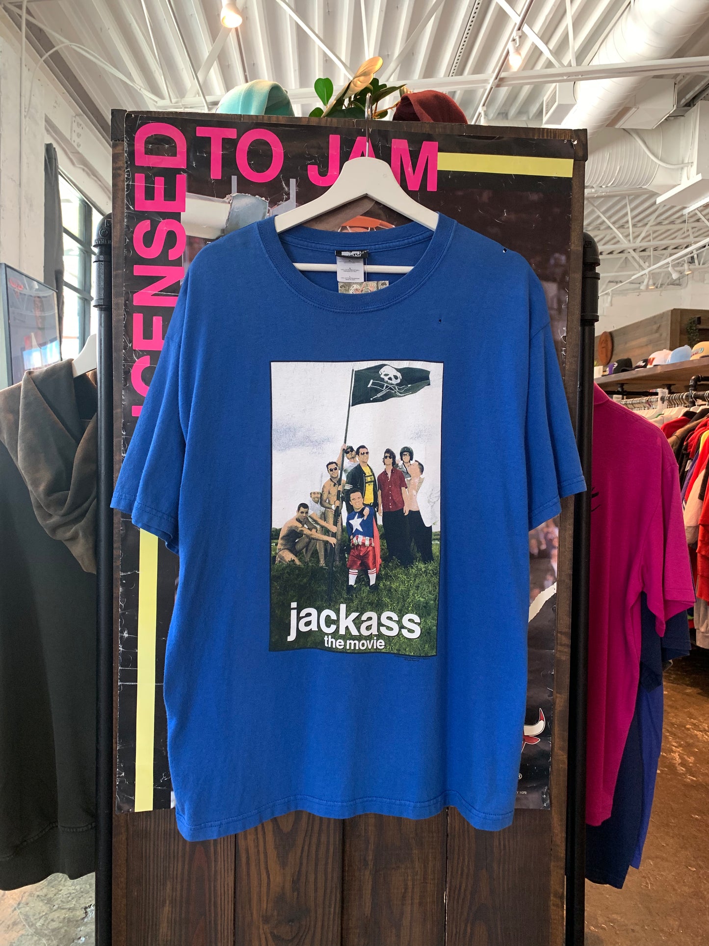Vtg Jackass The Movie Tee (L) Worn