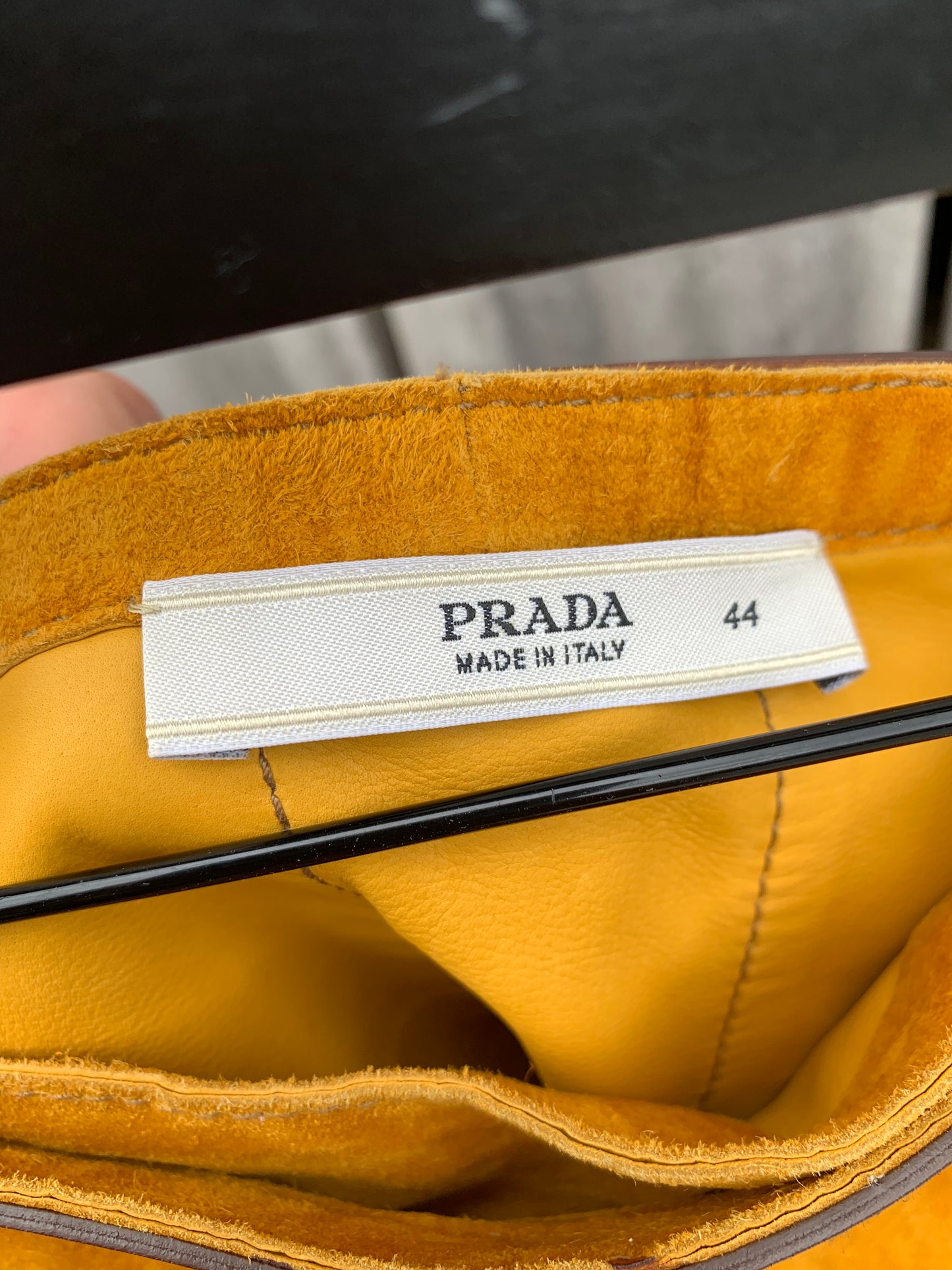 Prada Suede Skirt (44) Lightly Worn