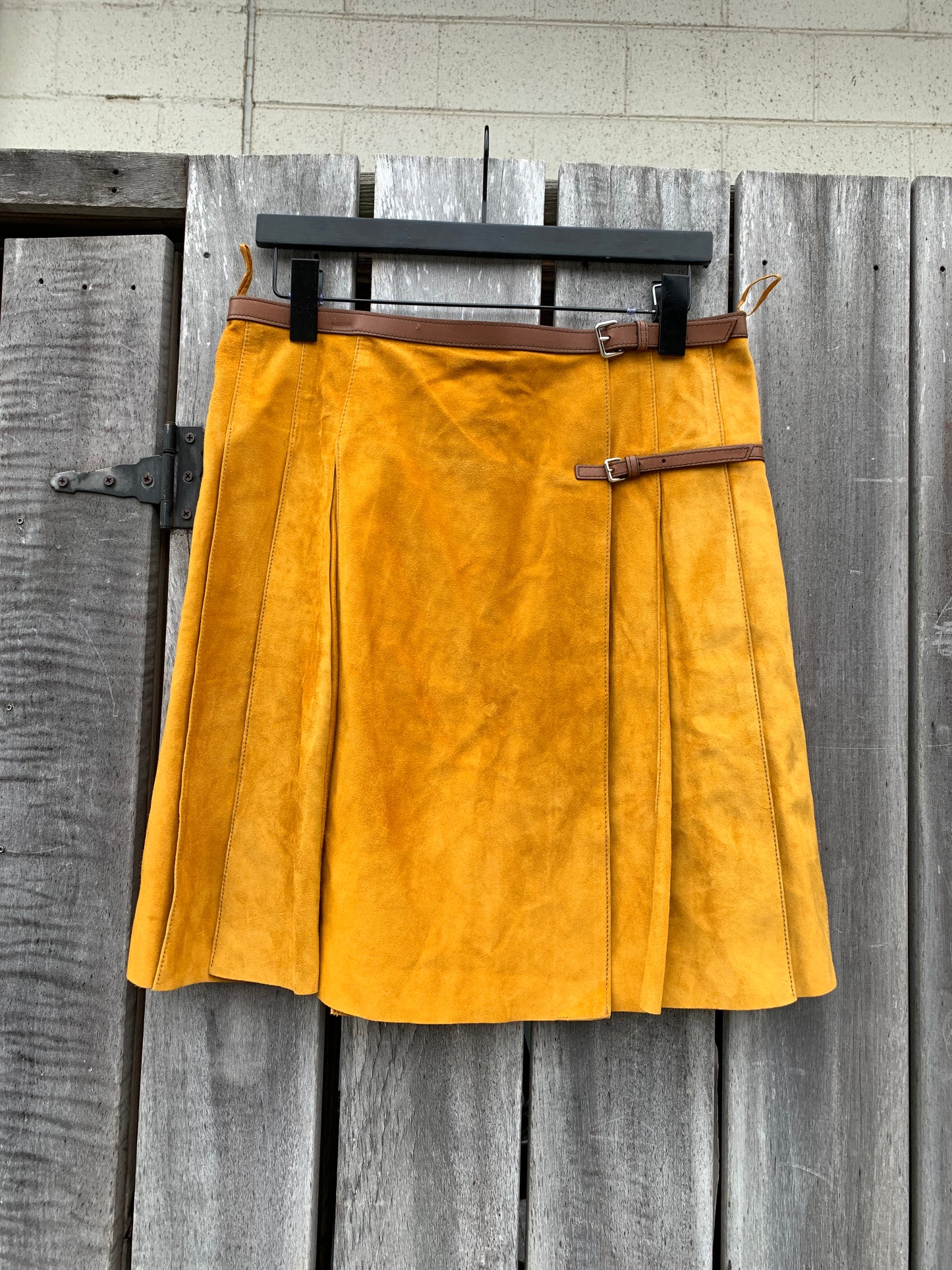 Prada Suede Skirt (44) Lightly Worn