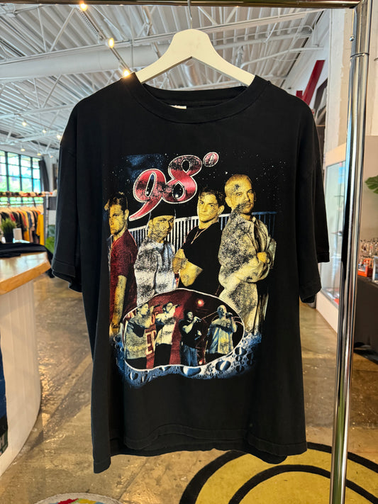 Vtg 98 Degrees Rap Tee L