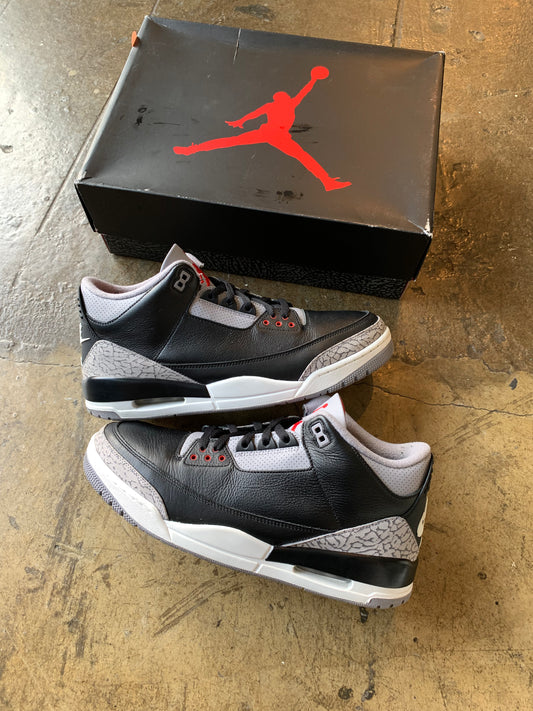 AJ3 Black Cement (13) Worn