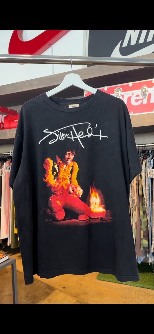 Vtg Jimi Hendrix Band Tee XL