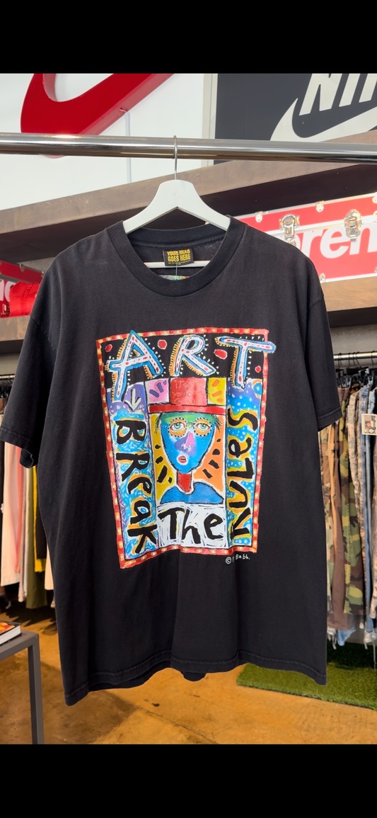 Vtg Fred Babb Art Tee XL