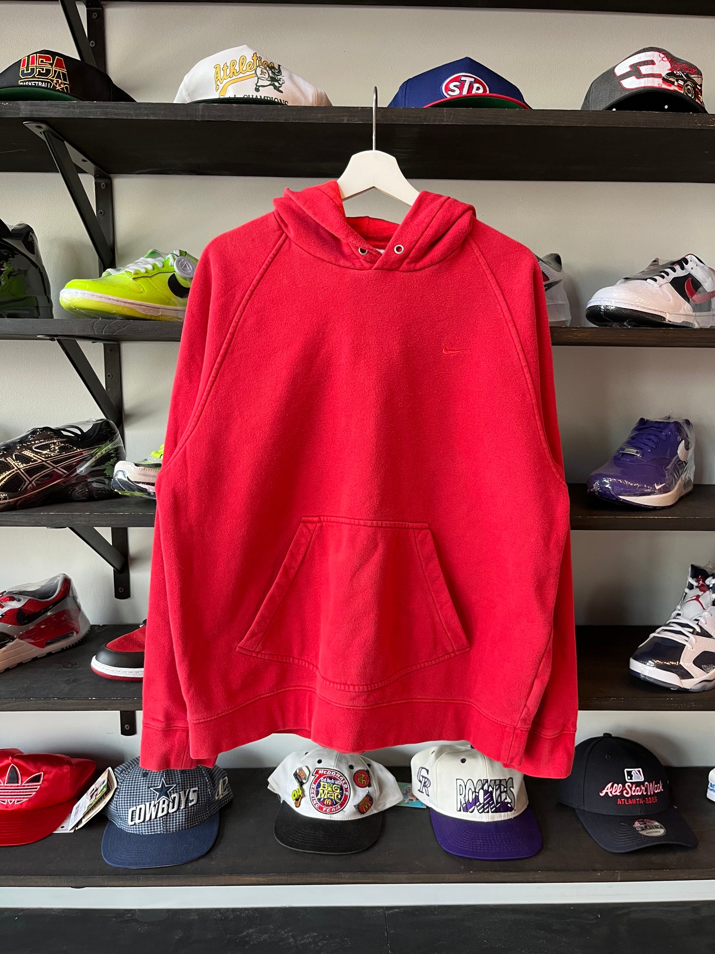 Vintage Nike Tonal Swoosh Hoodie (L)