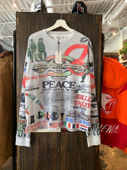 Vale AOP Peace Thermal LS (M) New