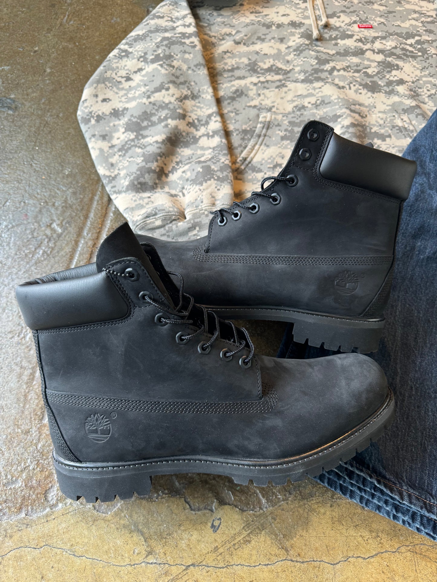 Timberland boots black size 13