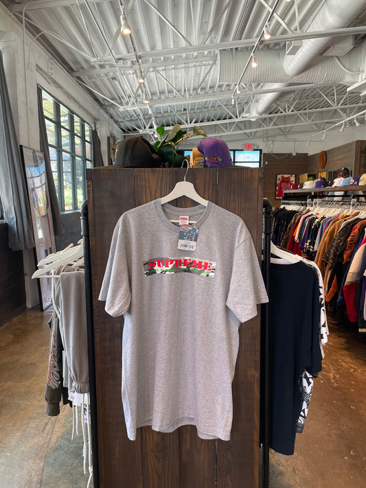 Supreme Camo Logo Tee (L) Brand New