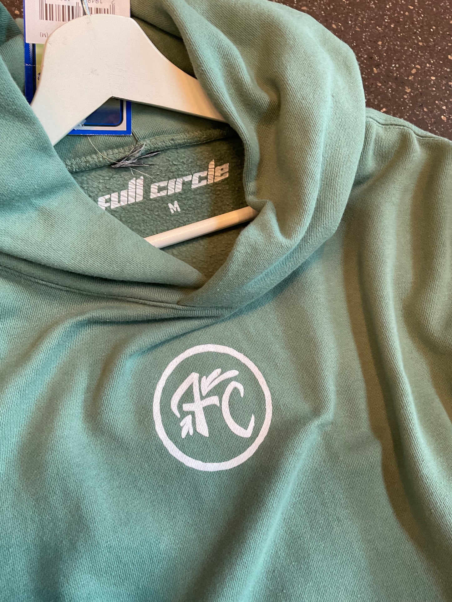 FC Circle Logo Hoodie M Worn