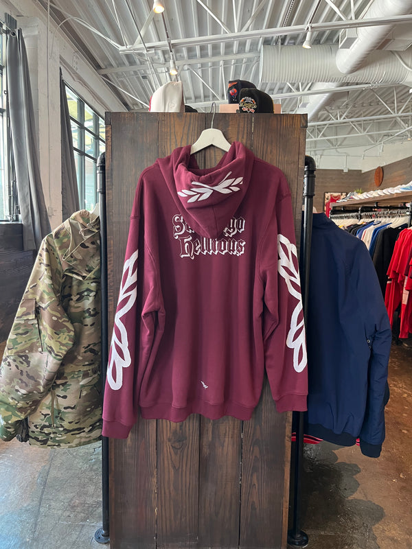 Santiago Hellious Hoodie Maroon (XL)