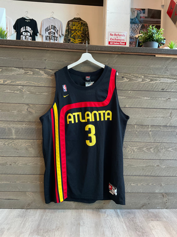 Vtg Hawks Shareef Jersey 3XL Worn