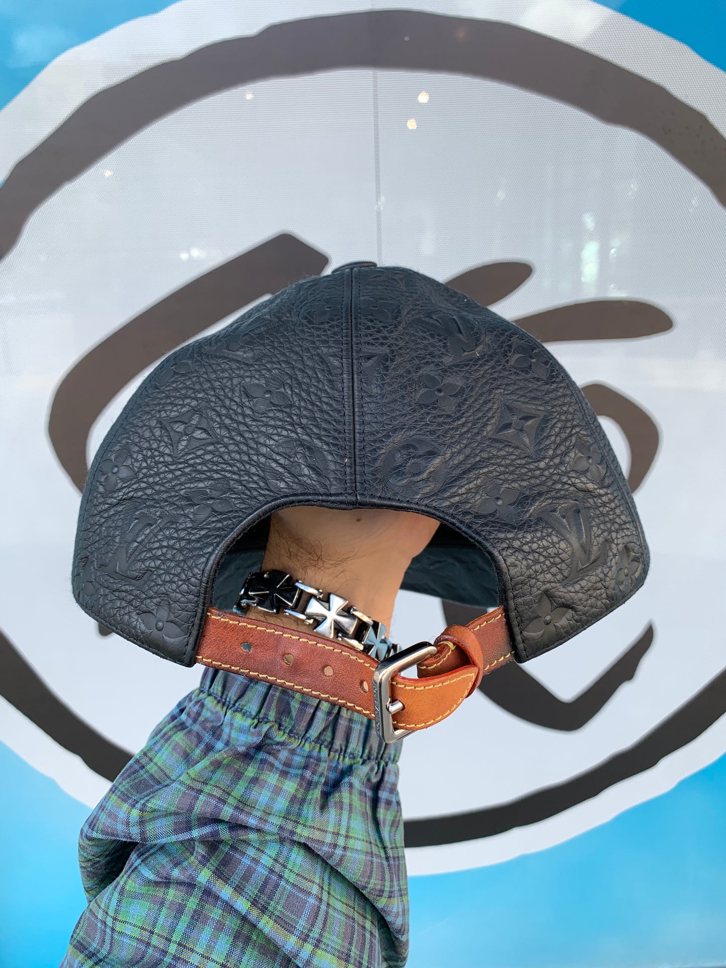 Louis Vuitton Leather Monogram Hat