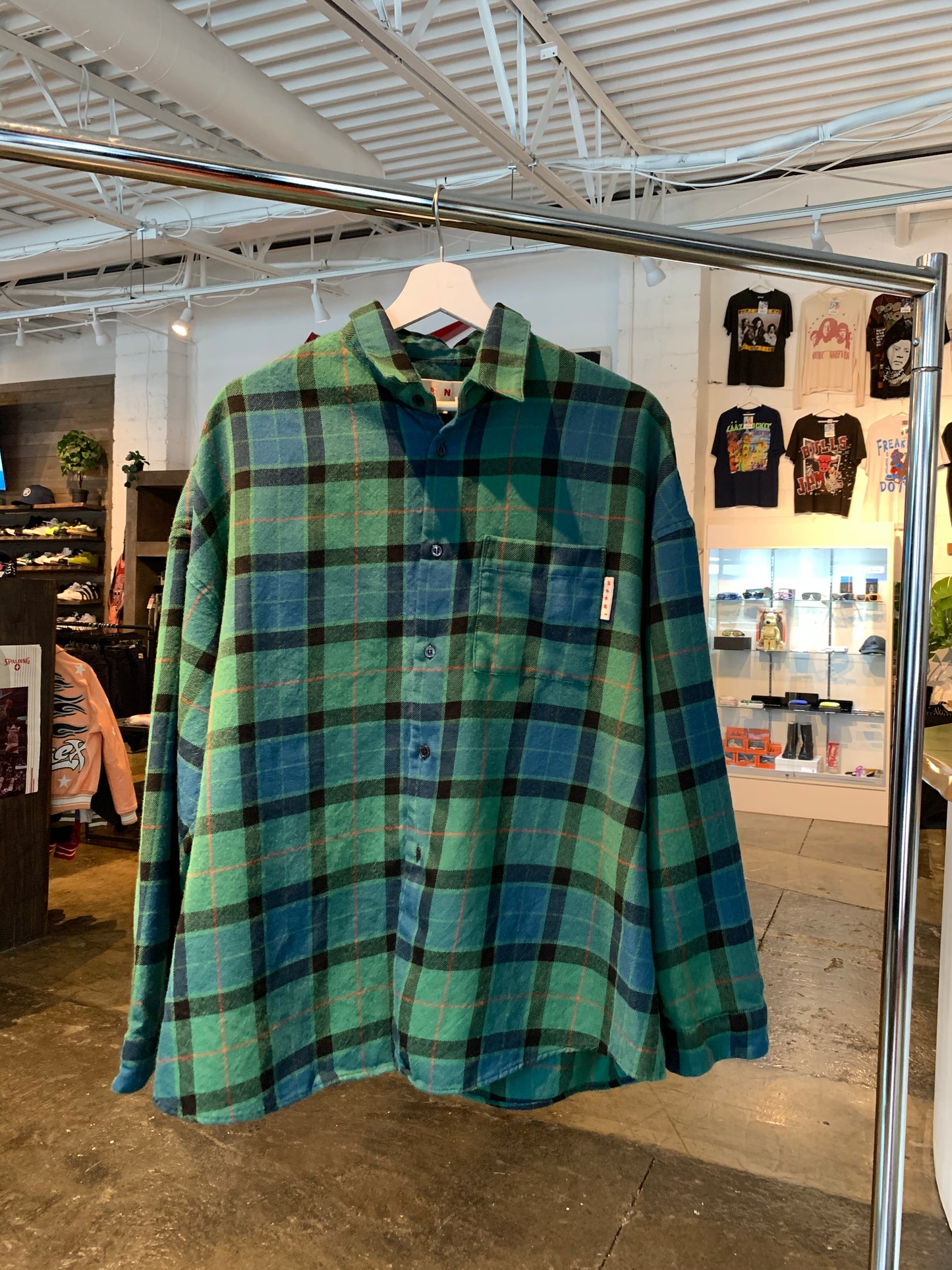 Marni Button Up Flannel (L) Lightly Worn