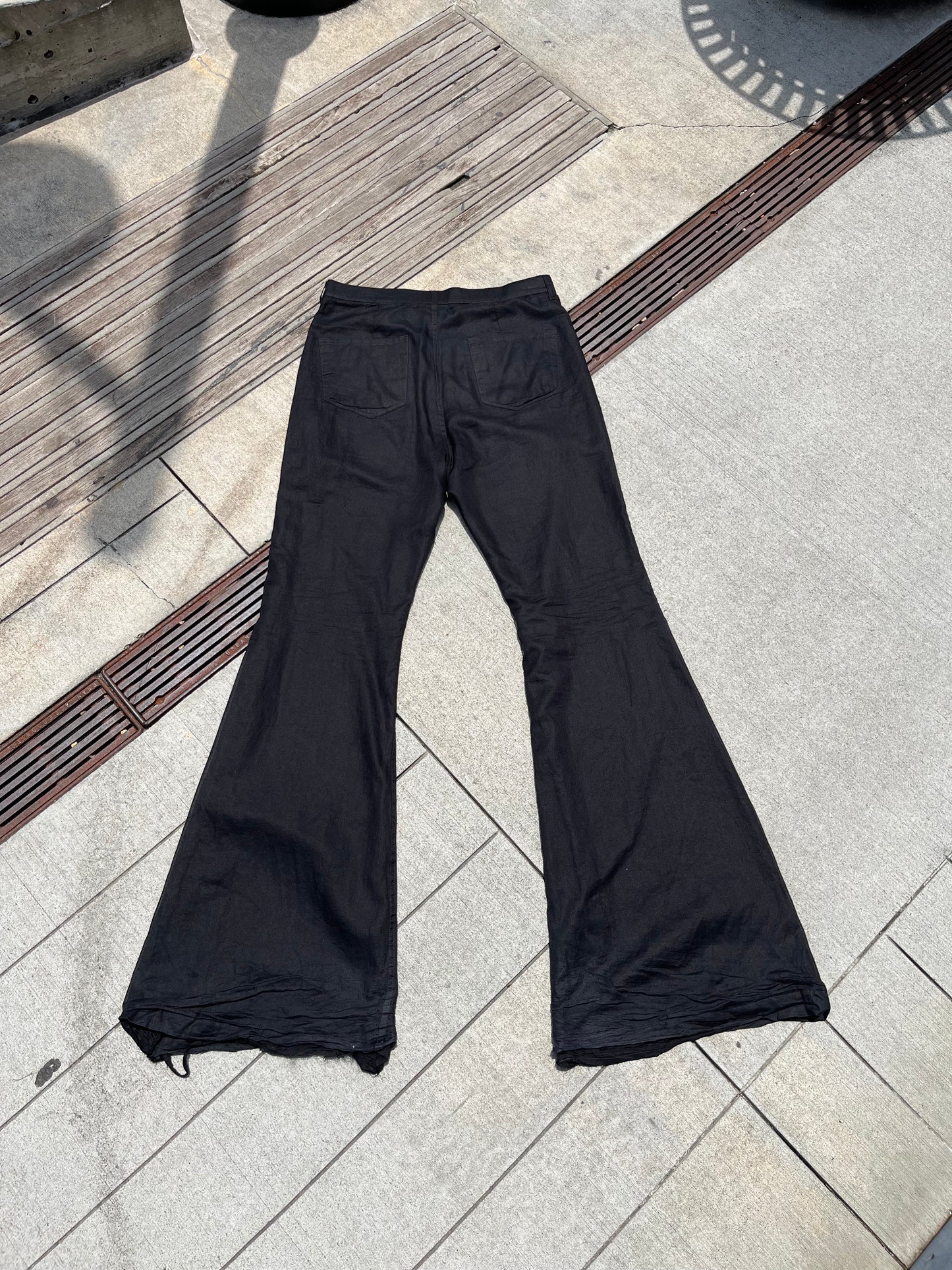 Rick Owens Bolan Flared Bootcut Pants (32)