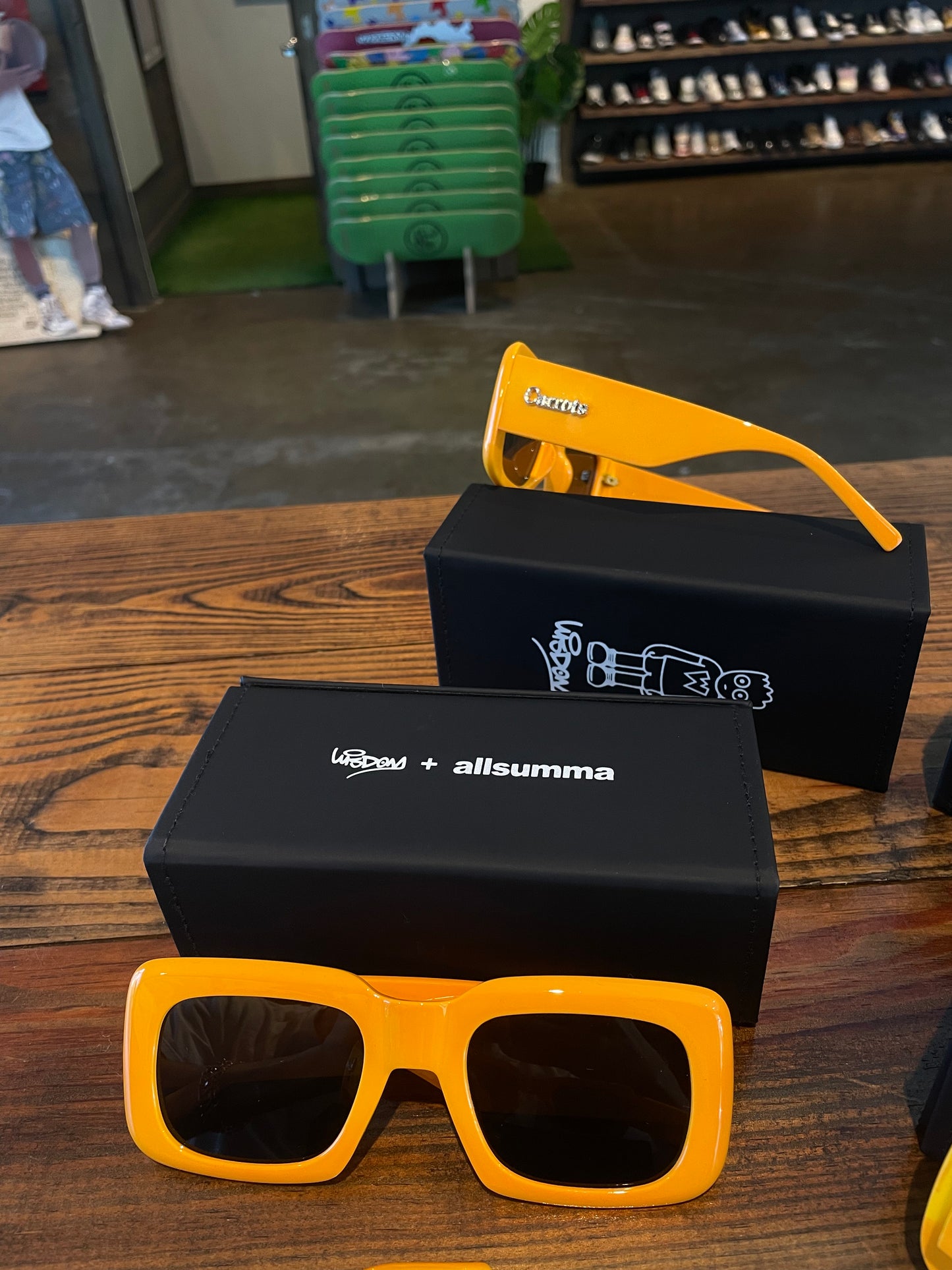 Wisdom X Anwar Carrots “Makes Yellow” Frames