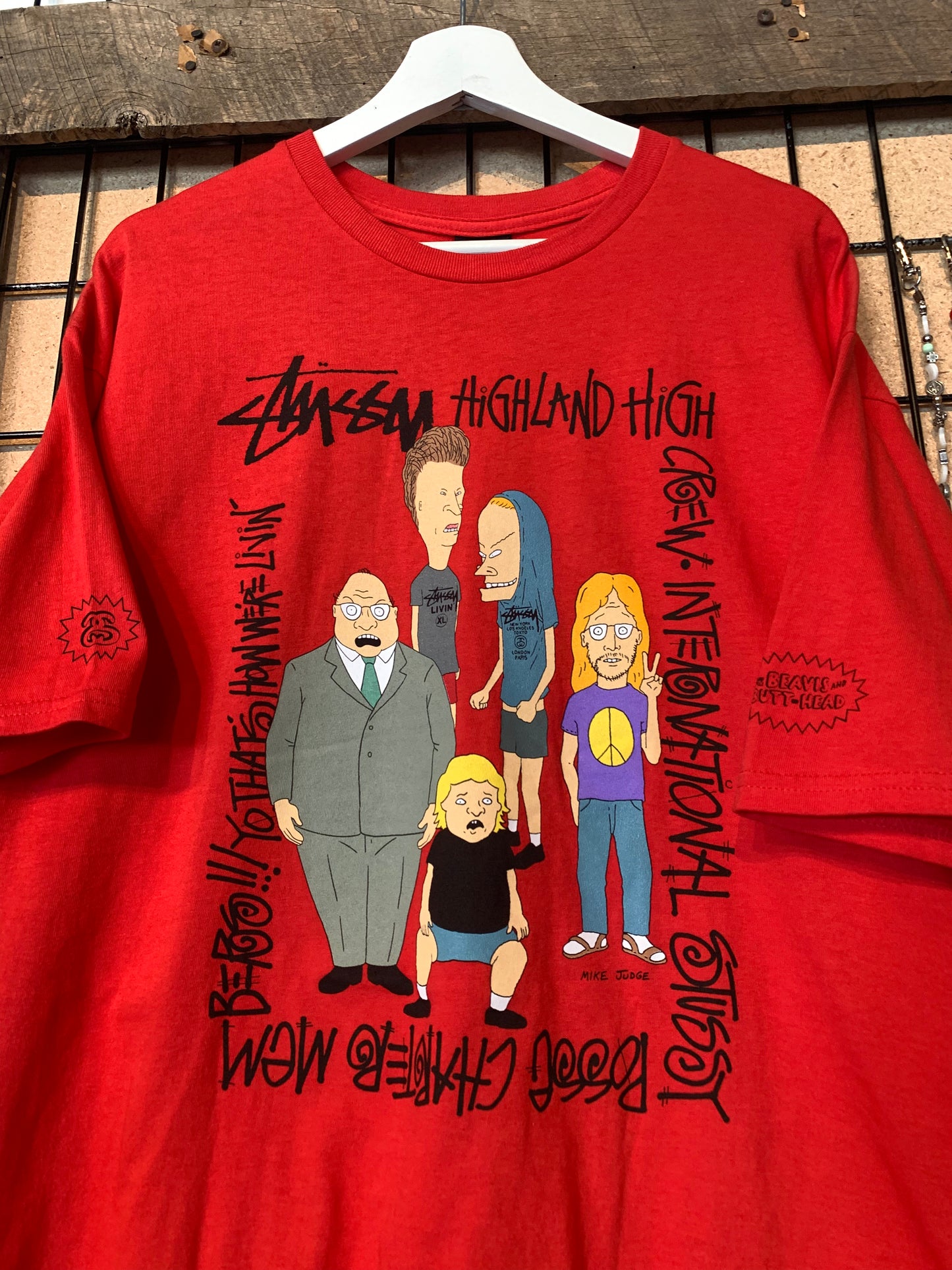 Stussy Beavis & Butthead Tee (XL) New