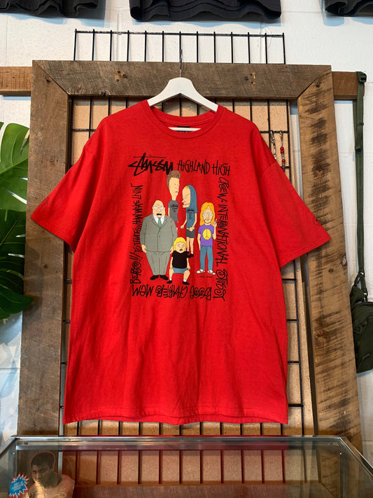 Stussy Beavis & Butthead Tee (XL) New