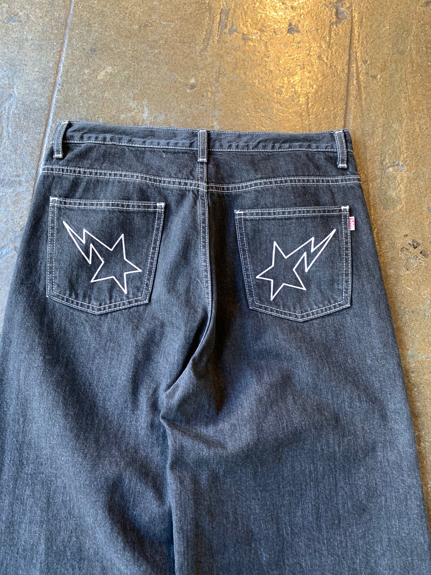 Bape Sta Black Denim (32) Lightly Worn