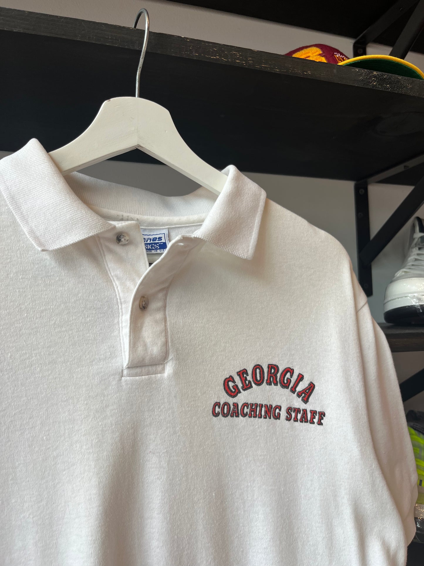 Vintage UGA Coaching Staff Polo (L)