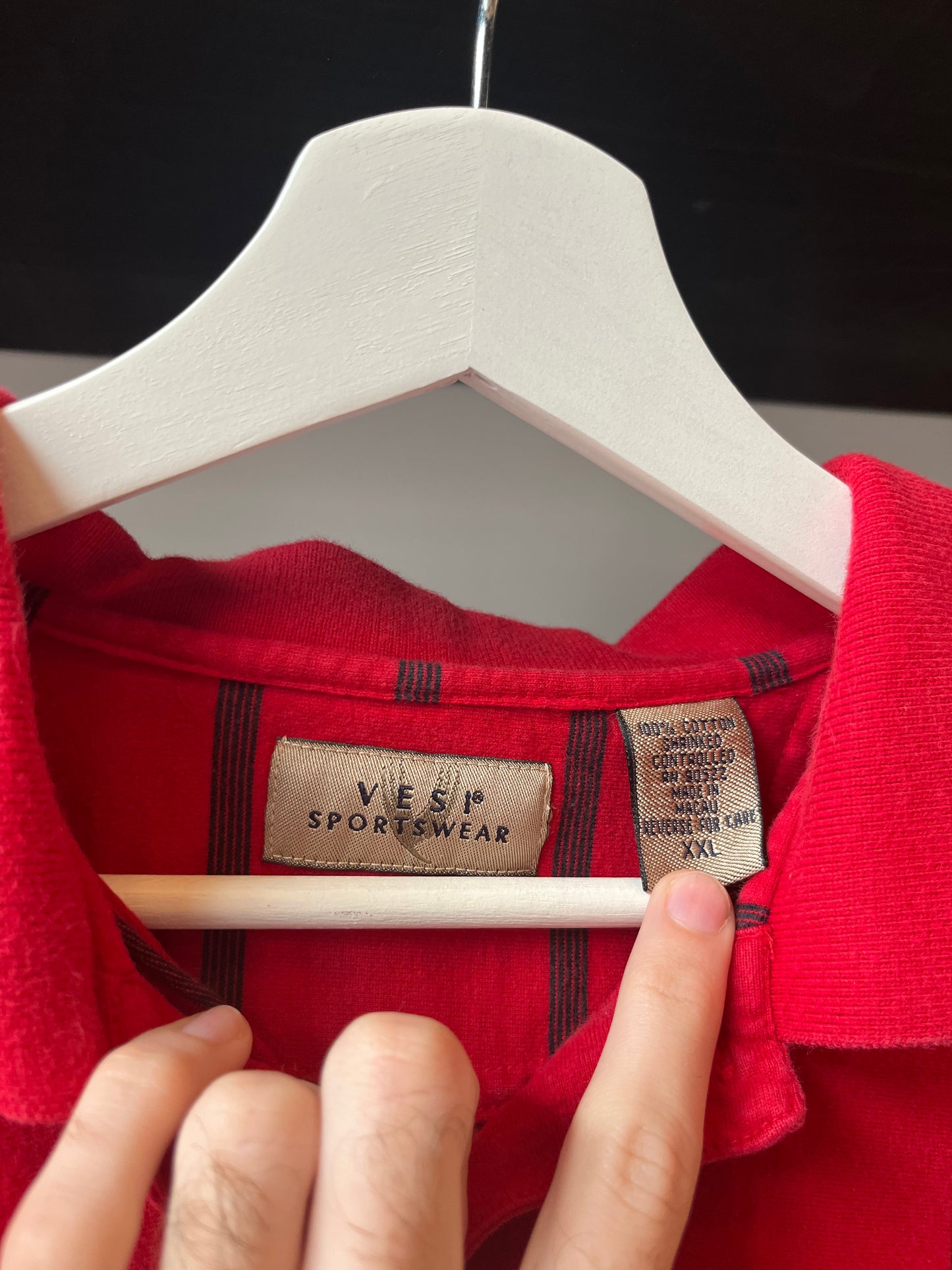 Vintage UGA Striped Polo (XXL)